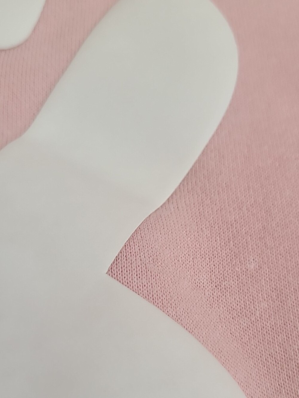 White Fox Boutique Soft Pink WF Logo Hoodie - Picture 6 of 7